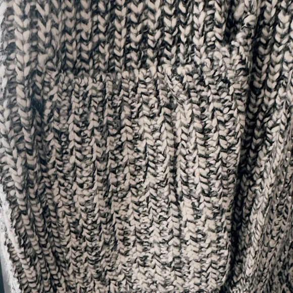 Lucky Brand Black and White Long Cardigan - Picture 5 of 6